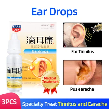 

15ml Ear Drops Otitis Media Children Adults Use to Relieve Itching, Ear-Pus,Antibacterial Agent, Ear Care Wash