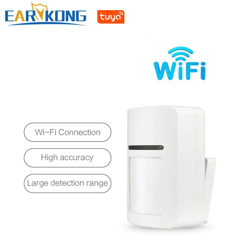 Online Tuya Smart WiFi detector infrarrojo Sensor de movimiento alarma Compatible con la aplicación tukasmart Smart Life APP