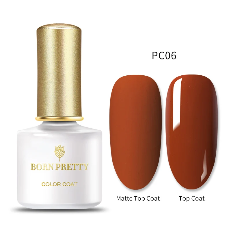 BP-PC06 BORN PRETTY, 60 цветов, Матовый УФ-гель для ногтей, 6 мл, чистый цвет для ногтей, матовое верхнее покрытие, впитывается, Гель-лак для ногтей, маникюрный лак - Цвет: BP-PC06