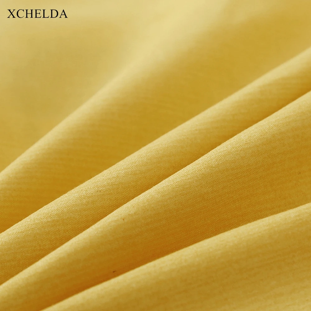 Yellow Comforter Duvet Cover Bed Sheet set Double Queen King Size Bedding Set Cute Flower Cotton Children linens Home Textile