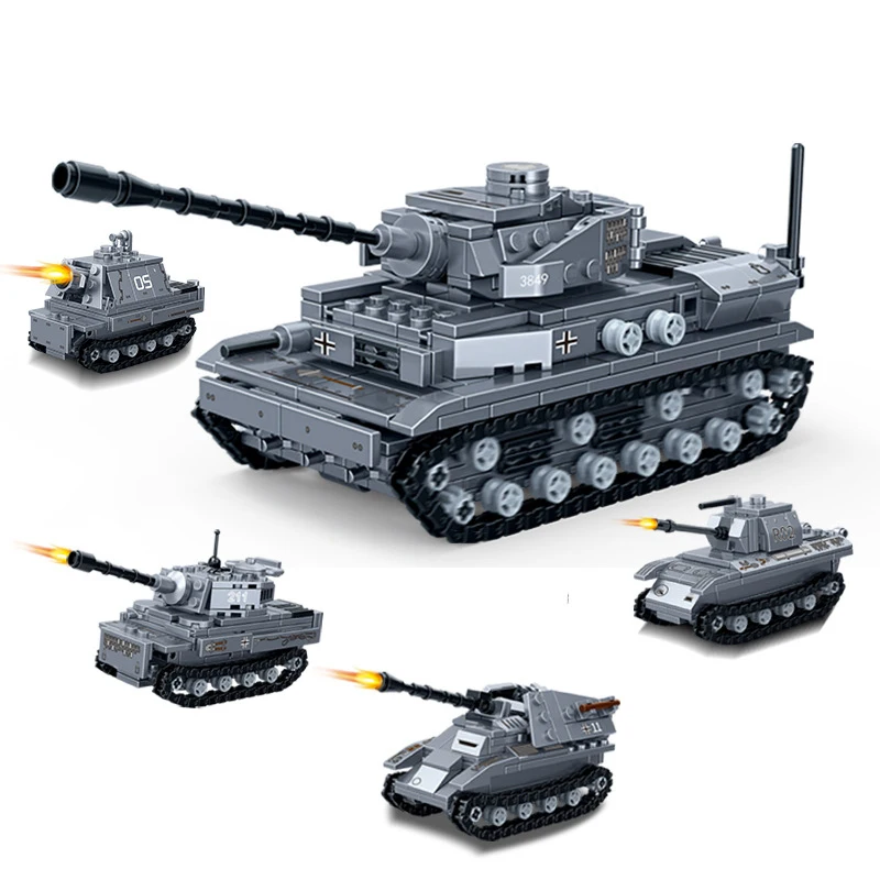 

Military Technic Iron Empire Tank LegoINGs Building Blocks Weapon War Chariot Creator Army Soldiers Bricks Toy children gift