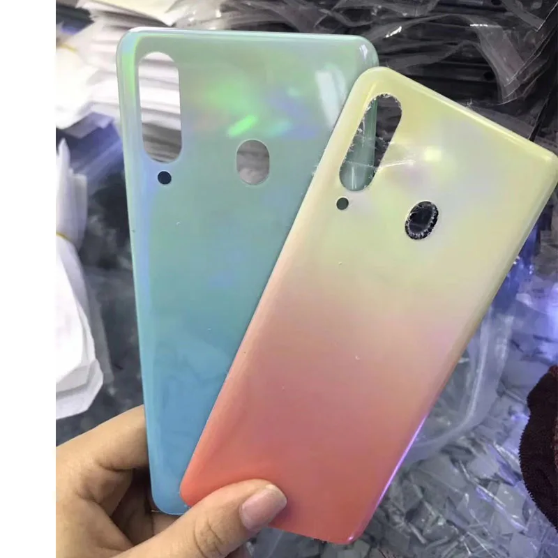 Для samsung Galaxy A60 задняя крышка для батареи A605F задняя дверь Корпус чехол Замена для samsung A60 A605 крышка батареи =