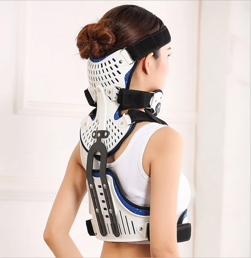 Lightweight breathable manual adjustment head neck and chest fixation