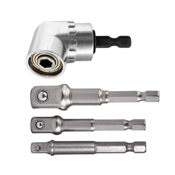

Bit Alloy Steel Extension Bar Hex Socket Adapters For All Drill Wrench Silver