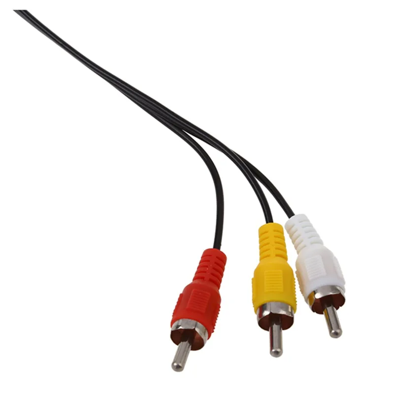 Fasdga тройной 3 Мужской RCA Композитный Аудио Видео DVD кабель ТВ АВ 1 4 м| |