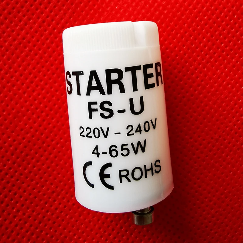 10pcs/lot Fluorescent Starters 4-65W 220V-240V Fluorescent Tube Fuse Starter CE ROHS Fuse Starters