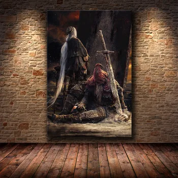 

The Game Poster Decoration Painting of The Dark Souls 3 on HD Canvas Canvas Painting Art Posters and Prints Cuadros Decor