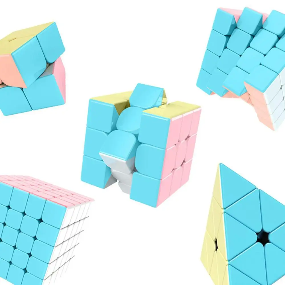 

MoYu Cubing Classroom Solid color Magic Cube Stickerless teaching Puzzle Speed Cube Educational Toys For Children