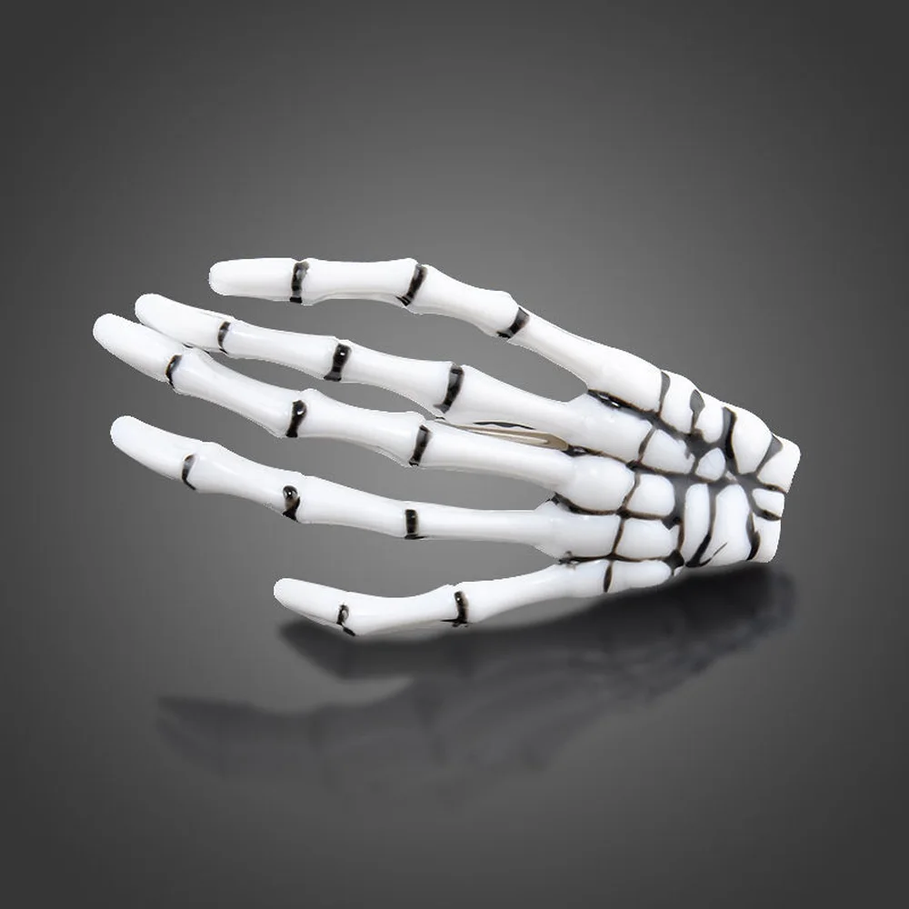 Skull Hand Bone Hairpin Gripper Ghost Skeleton Hair Clips Hairclips Bone Claw Hair Accessories 2 PCS/SET hair claw hair clips hair accessories