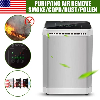 

AUGIENB Air Purifier with HEPA Filter Mini Mulit-function Negative Ion 5 Hour Timing Fresh Air Desktop Small Air Conditioning