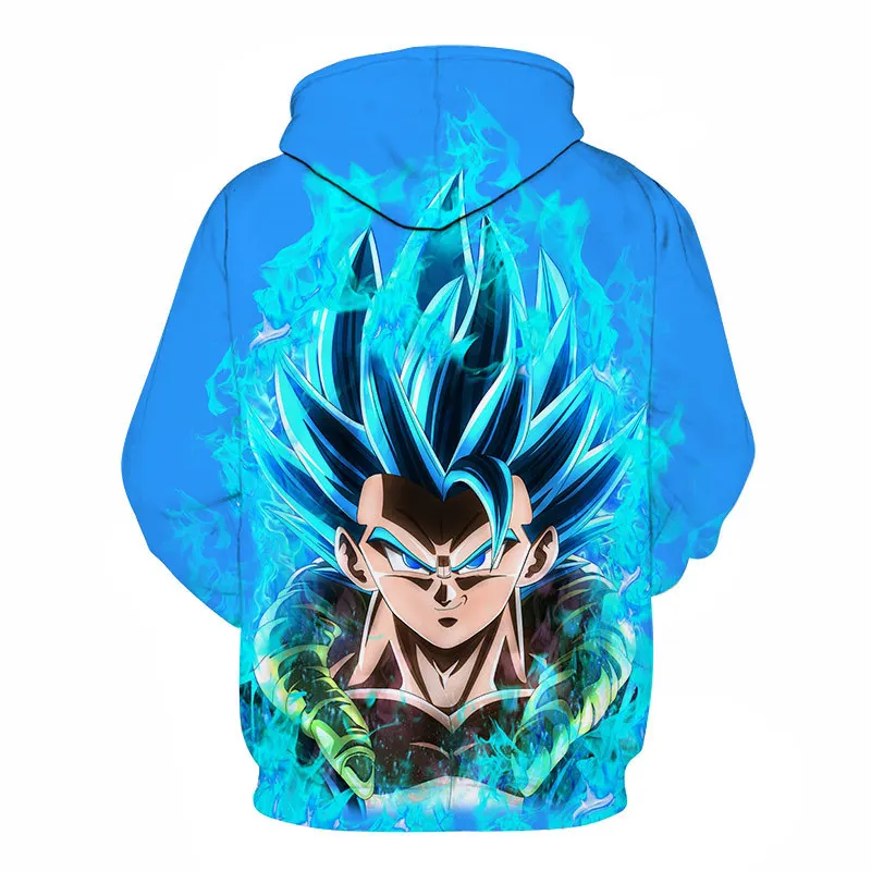 I2u унисекс аниме Dragon Ball Z 3D толстовки Гоку Супер сайян толстовки с принтом пуловеры Косплей Костюм для пары