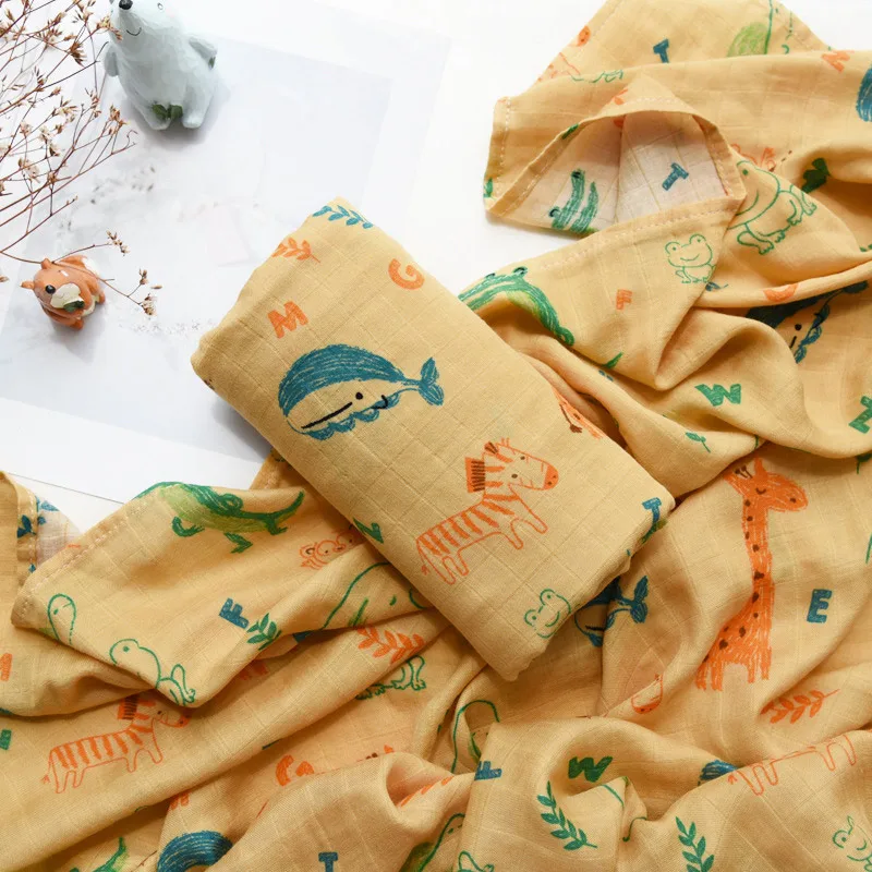 Детское одеяло зимний детский коврик для ванной для новорожденных Мягкий Конверт для новорожденных Детский чехол для коляски полотенце бамбуковые подгузники из муслина - Цвет: PJ3718L