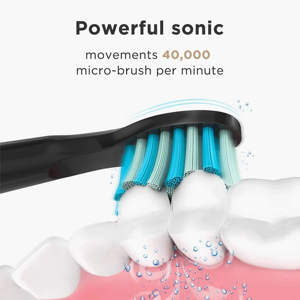 Fairywill Sonic Electric Toothbrushes for Adults Kids 5 Modes Smart Timer Rechargeable Whitening Toothbrush with 10 Brush Heads Fairywill Sonic Electric Toothbrushes for Adults Kids 5 Modes Smart Timer Rechargeable Whitening Toothbrush with 10 Brush Heads