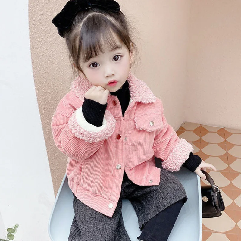 

Girls Baby's Kids Coat Jacket Outwear 2022 Vintage Thicken Spring Autumn Cotton Outdoor Teenagers Overcoat Toddler Cardigan Chil