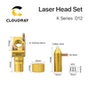 Cloudray K Series CO2 Golden Laser Head Set Lens Dia12/18/20mm Mirror Dia 20mm for 2030 4060 K40 Laser Engraving Cutting Machine ► Photo 3/6