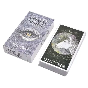 

63 Pcs/set Wild Unknown Tarot Deck Rider Cards Mysterious Animal Totem Tarot Cards Deck 78 Cards, Guidance - Board Game