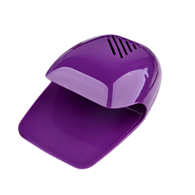 Purple Портативная мини-Сушилка для ногтей, пресс-тип, Сушилка для ногтей, лак для ногтей, масляный вентилятор, Гель-лак для сушки ногтей, лак для ногтей, маникюр N - Цвет: Purple