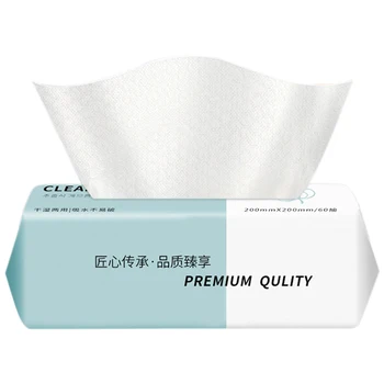 

60Pcs Disposable Kitchen Towel Reusable Microfiber Cloth Table Rags Dishcloth Disposable Wet Tissue Durable Firm