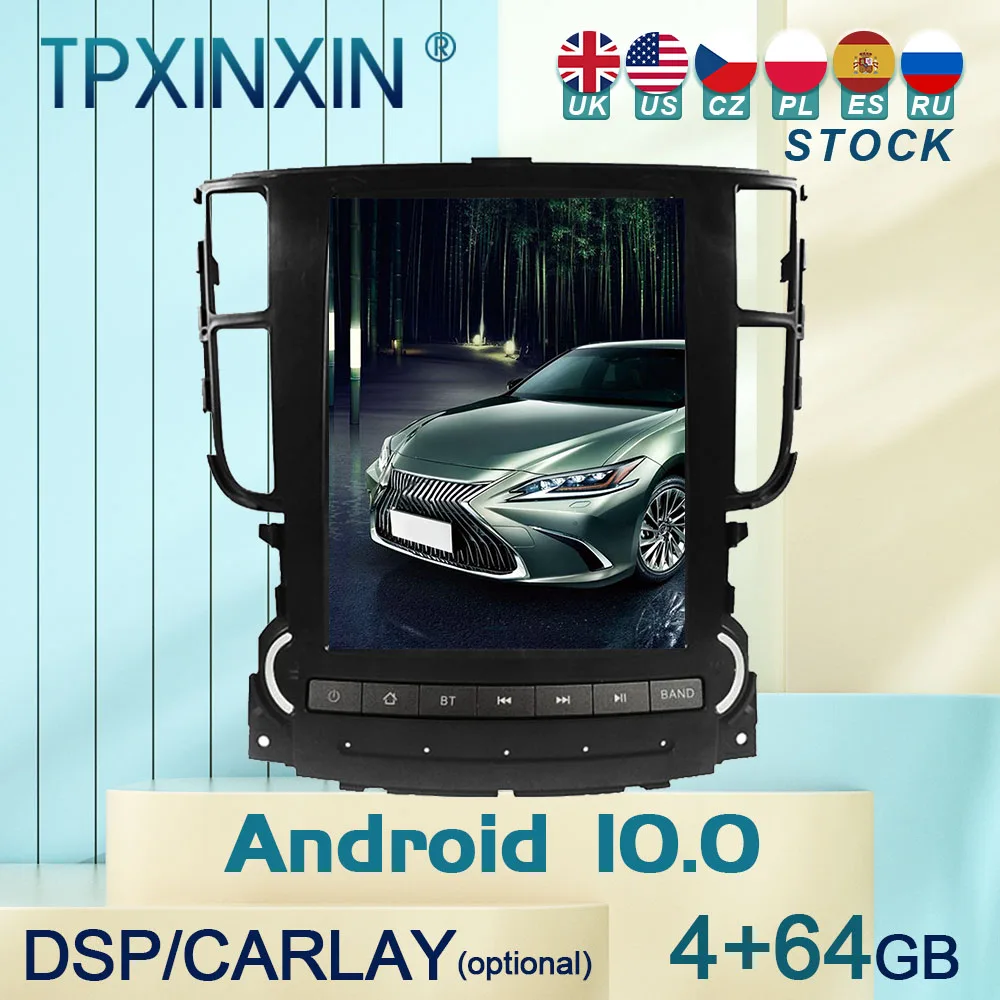 

10.0 For Honda Acura TL 2004 - 2008 Android Car Stereo Radio with Screen Tesla Radio Player Car GPS Navigation Head Unit