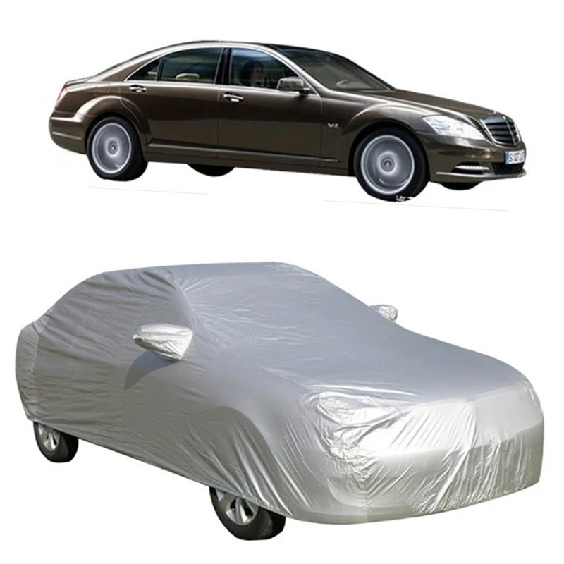 

Full Car Cover Indoor Outdoor Sunscreen Heat Protection Dustproof Anti-UV Scratch-Resistant for Sedan Car Protectors Suit S-XXL