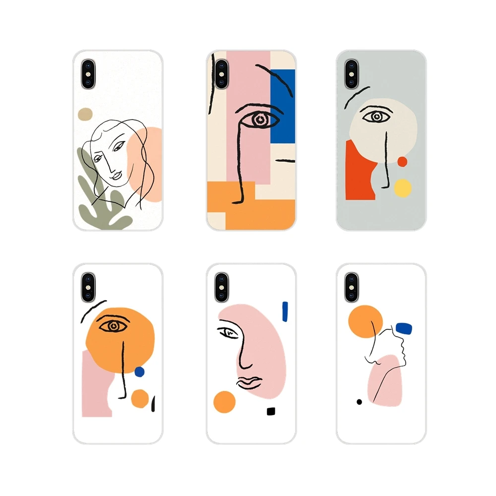 Funny Face Abstract Art Painting Matisse Cell Phone Bag Case For Samsung Galaxy S2 S3 S4 S5 Mini S6 S7 Edge S8 S9 S10E Lite Plus | Мобильные