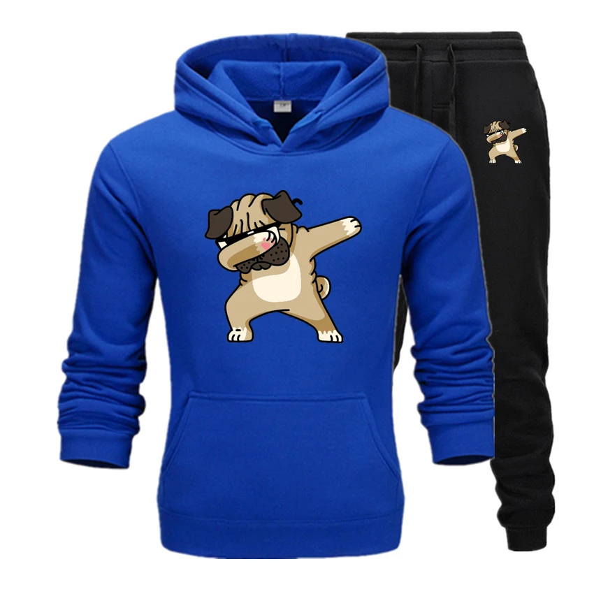 Новые модные толстовки мужские спортивные забавные и cuteSweatshirt+ спортивные костюмы Повседневный пуловер с длинными рукавами одежда с капюшоном S-3XL