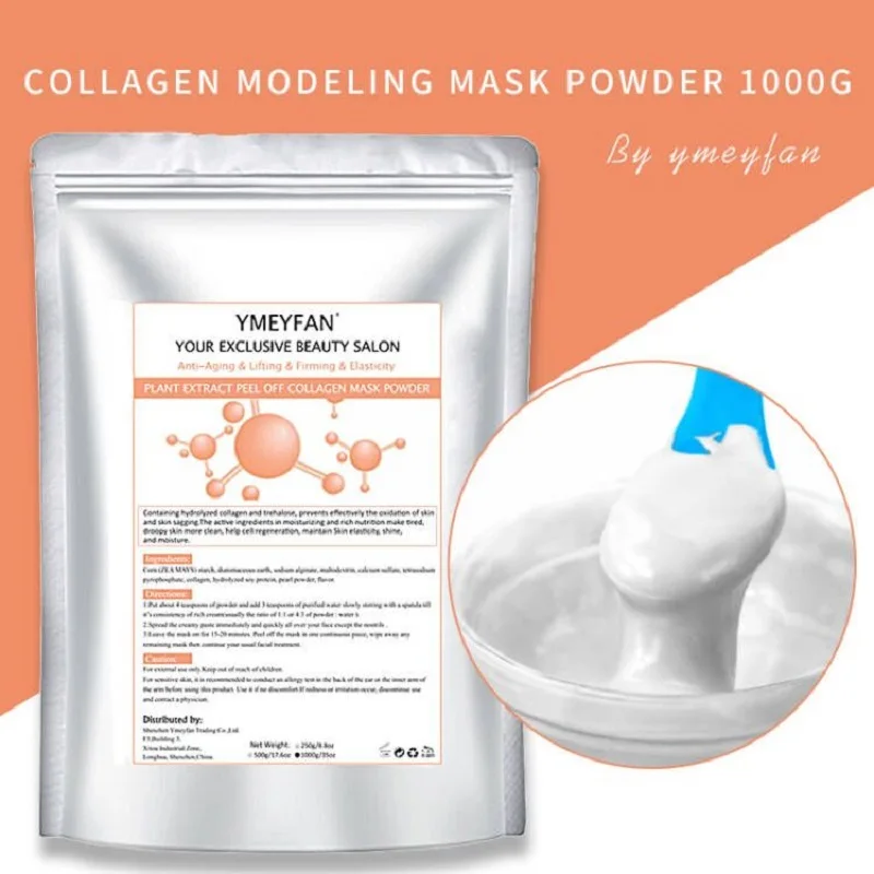 

7Type 1000G Hydro Jelly Face Mask Powder SPA Collagen Lavender Milk Pearl Peel Off Mask Dry Face moisturizer Skin Care Beauty