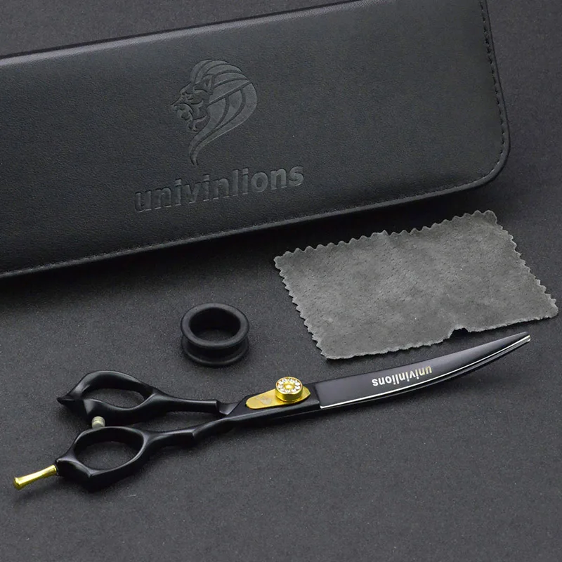 7" Pet Dog Gromming Scissors Kit Pet Cutting Scissors for Dog Animails Cat Straight& Thinning& Curved Scissors Stainless Steel