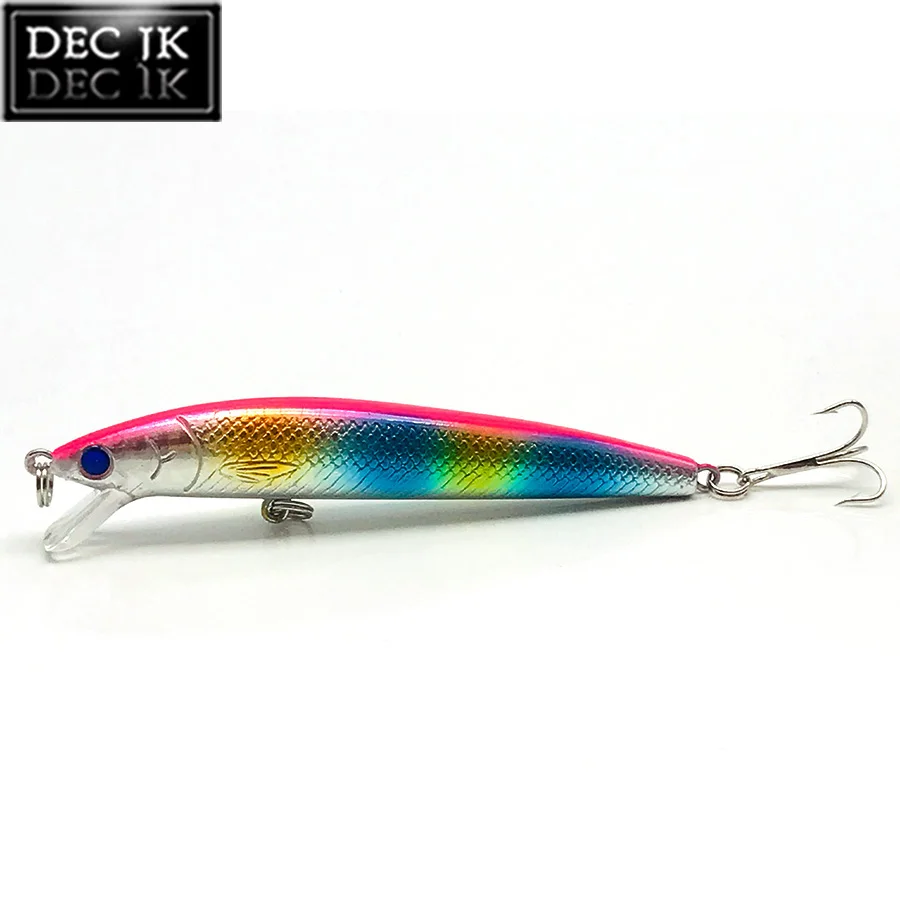 C7 1PCS Jerkbait Гольян Swimbait твердый/Щука/рыба/бас/Поверхностная приманка для рыболовной приманки/Воблеры/кренкбейты безделушки море искусственная/поддельная приманка - Цвет: C7 1PCS