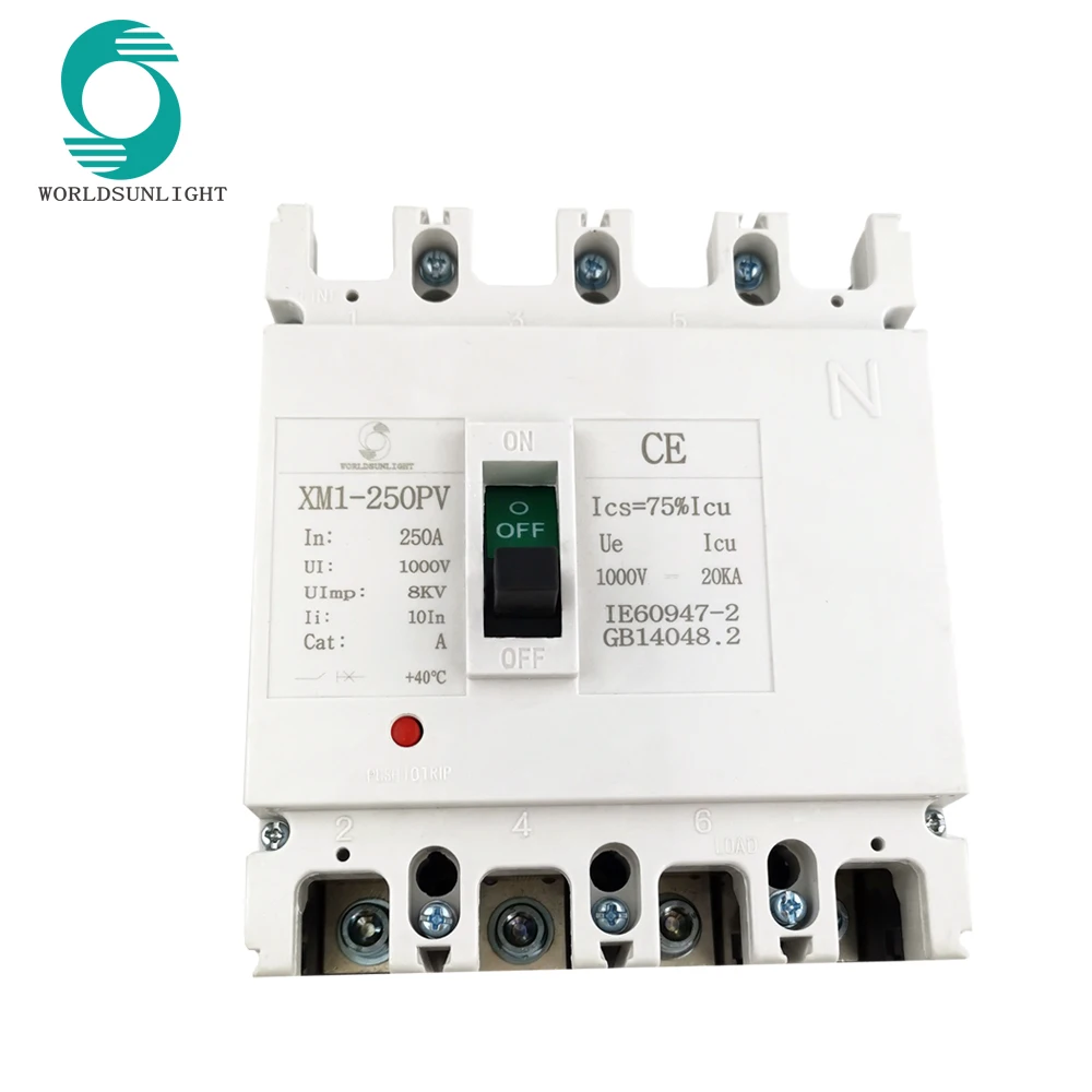 XM1-250PV 160A 200A 225A 4P 1000v автоматический выключатель с литой крышкой MCCB | Обустройство