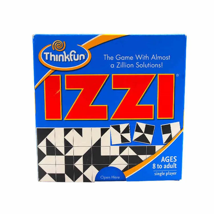 

New Style ThinkFun Square Jigsaw Puzzle Board Game Izzi Black And White Logical Thinking Exercise Boys And Girls