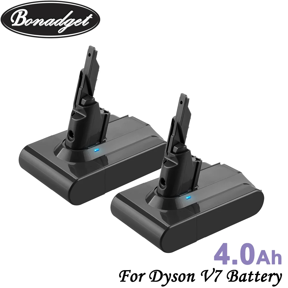 Bonadget 21.6V 4000mAh Liion Replacement V7 Batteries For Dyson V7