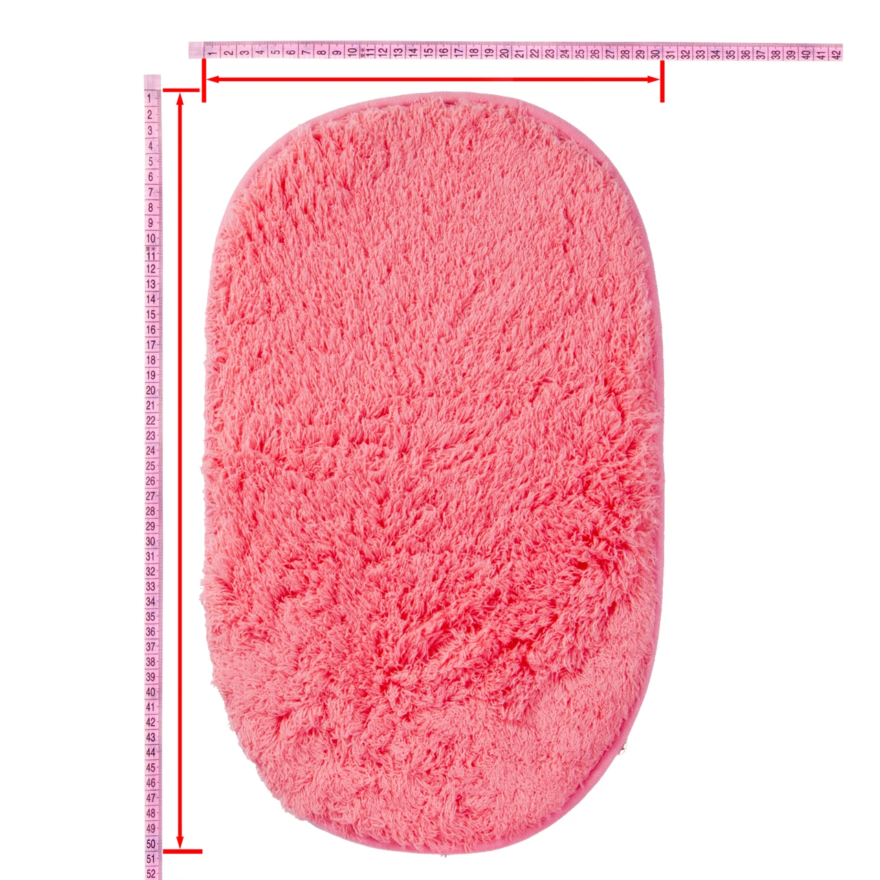 Watermelon Red Впитывающий мягкий напольный для ванной и спальни Противоскользящий коврик с эффектом памяти - Цвет: Watermelon Red