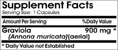 

Graviola 900 mg Guanabana ANTI DISEASE DIETARY SUPPLEMENT