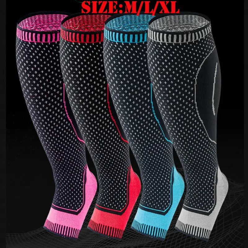 

1Pair Mens Women Compression Socks Running Medical Sports Calf Support Stockings