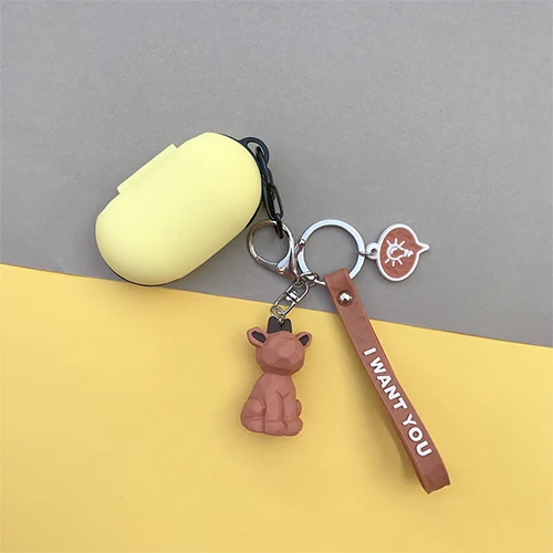 E Защитный чехол-накладка для samsung Galaxy Buds, аксессуары для наушников, флип-чехол, украшение, брелок, водонепроницаемая Противоударная сумка - Цвет: E