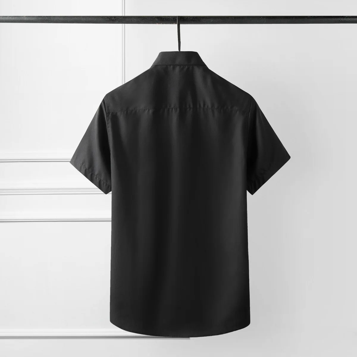 Minglu Summer Bee 3d Embroidery Mens Shirts Plus Size 4xl Short Sleeve Mens Dress Shirts Camisa Masculina Solid Color Shirts Man