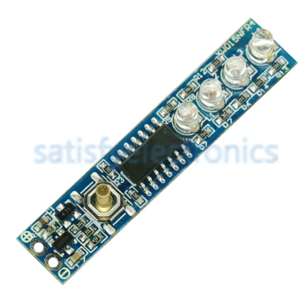 1S 2S 3S 4S Lithium Battery Capacity Indicator LED Indicator Display Board Module Power Level For 18650 Lithium Battery