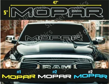 

For MOPAR WINDSHIELD VINYL DECAL STICKER OUTLINE