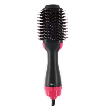 

Au Plug 2 in 1 Multifunctional Hair Dryer Volumizer Rotating Hot Hair Brush Curler Roller Rotate Styler Comb Styling Curling Fla