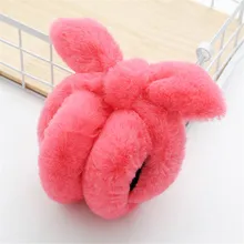 Женские наушники с кошачьими ушками, Зимние теплые наушники с милыми плюшевыми ушками-бабочками, зимние теплые регулируемые наушники Mujer