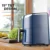 MIUI Air Fryer, 4.5 L Family Pack Digital Control Electric Deep Fryer, Безмасляный MI-CYCLONE 360° Baking Toaster, Ocean Heart 2021