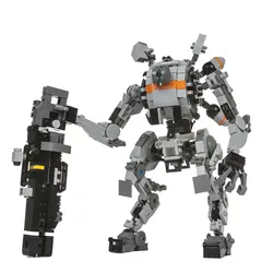 876 шт стебель MOC NK Polaris Mecha кирпичи маленькие частицы строительные блоки Обучающие игрушки набор С бластером