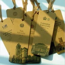 10 шт./партия всемирно известная школьная Ретро картонная Закладка Мона Лиза книжный Держатель Подарочные канцелярские принадлежности