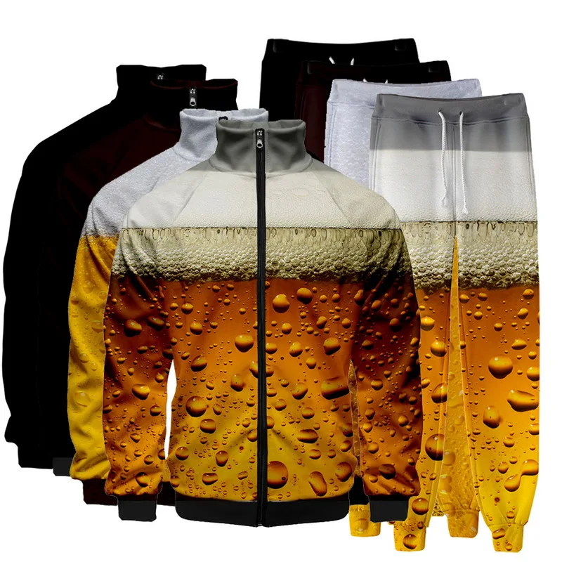 Shujin мужская одежда Oktoberfest пальто спортивный костюм пивной фестиваль костюм 3D печатных мульти-стиль сочетание Повседневный Спортивный костюм