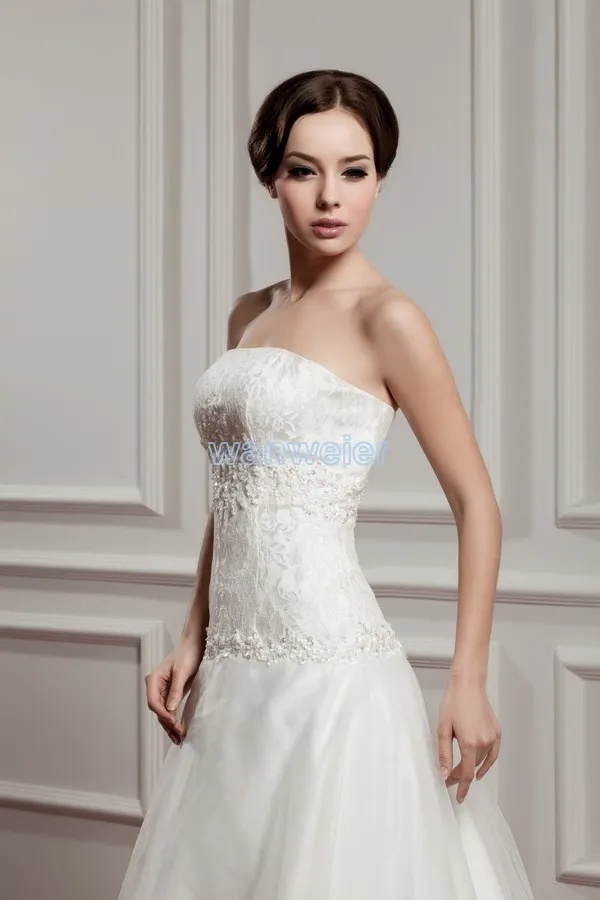 vestido de festa longo, Хит, хорошее качество, маленький поезд, Индивидуальный размер/цвет, Белое Бальное Платье, белые свадебные платья