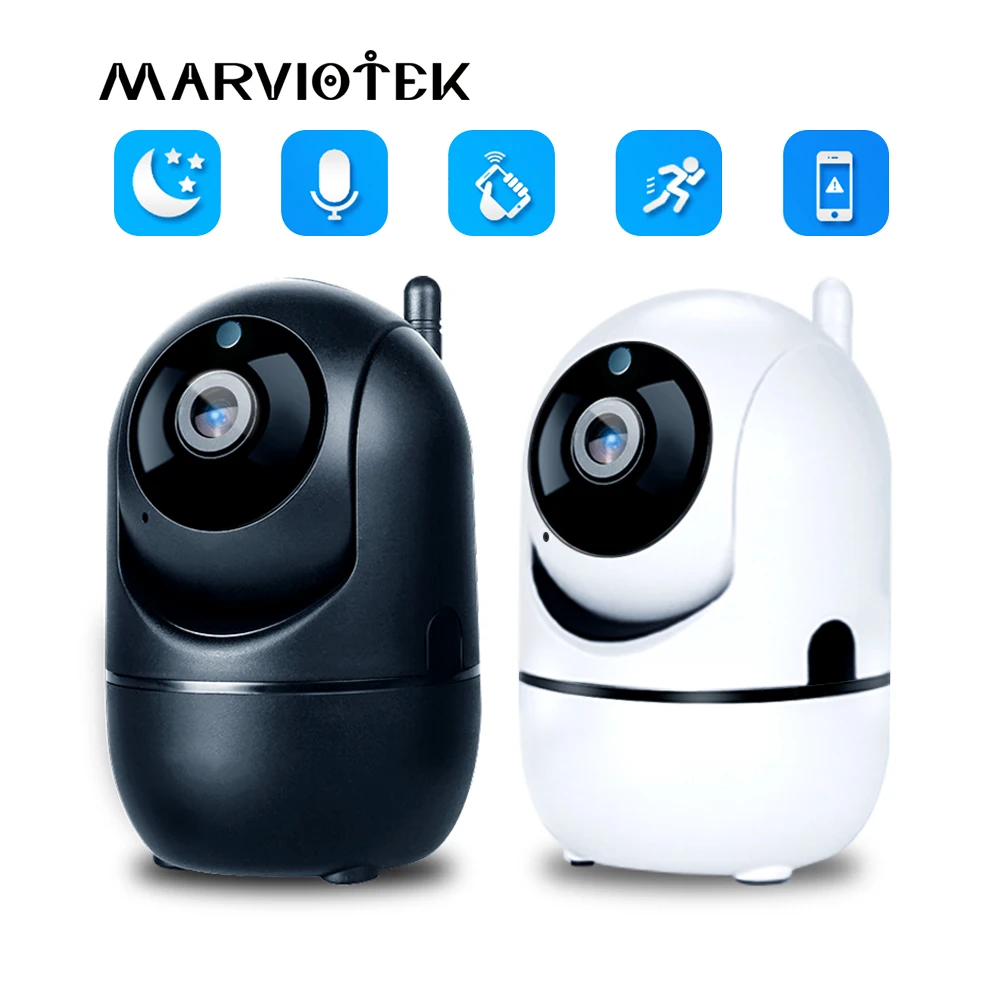  1080P Wireless IP Camera Wifi Intelligent Auto Tracking Human Home Security Network CCTV Camera Mot - 32983526645