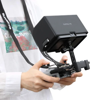 

2 in 1 Adjustable DJI Remote Extended Holder Bracket Sunhood for 61-102mm Phone Tablet for DJI Mini Spark & Mavic Air 2 Pro Zoom