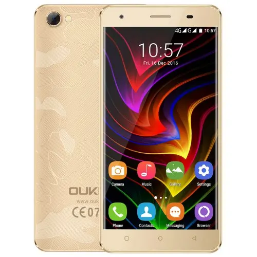 OUKITEL C5 PRO смартфон 2 Гб ОЗУ 16 Гб ПЗУ 5," 4G LTE телефон MTK6737 четырехъядерный Android 6,0 2000 мАч wifi gps мобильный телефон - Цвет: Золотой