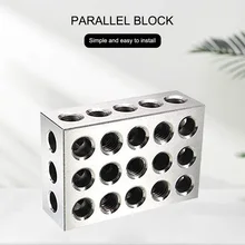 

23 Holes Hardened Steel 1-2-3 Inch Precision Gauge Blocks 25-50-75mm Parallel Clamping Block 23 Holes Block Gauge